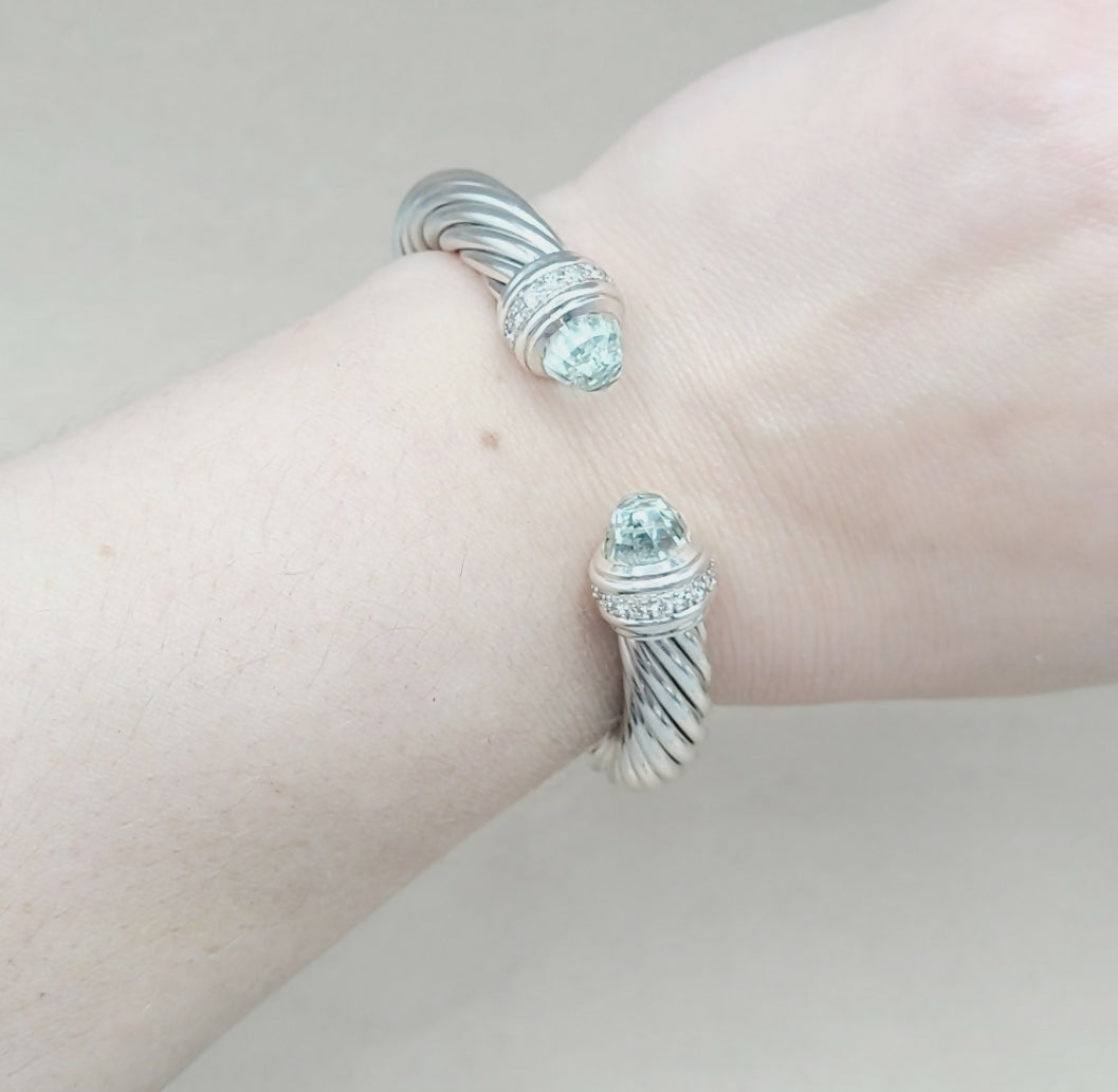 David Yurman Bracelet 10mm 鈥?Prasiolite & Diamonds、mySite、hinf8tx79