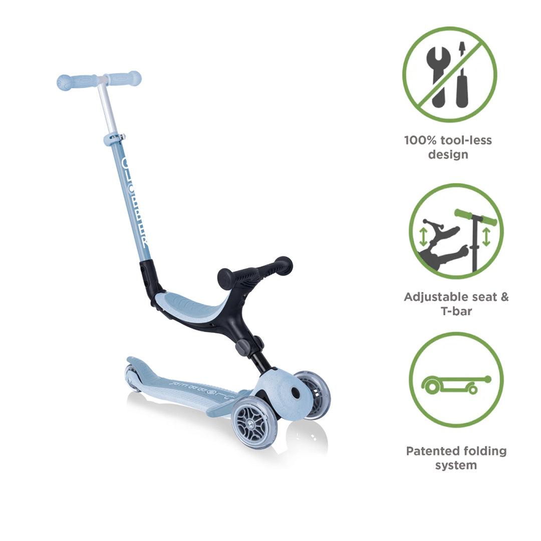  Globber Go Up Foldable Plus Eco Scooter - Blueberry、mySite、merchandisen