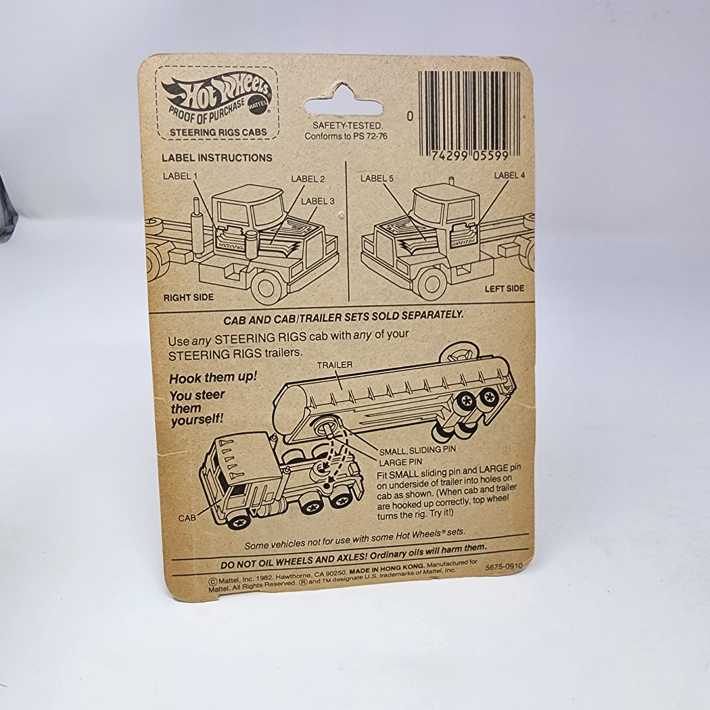 Peterbilt No 5672 * Orange * 1982 Hot Wheels Hong Kong Steering Rigs、mySite、hgirdovlk