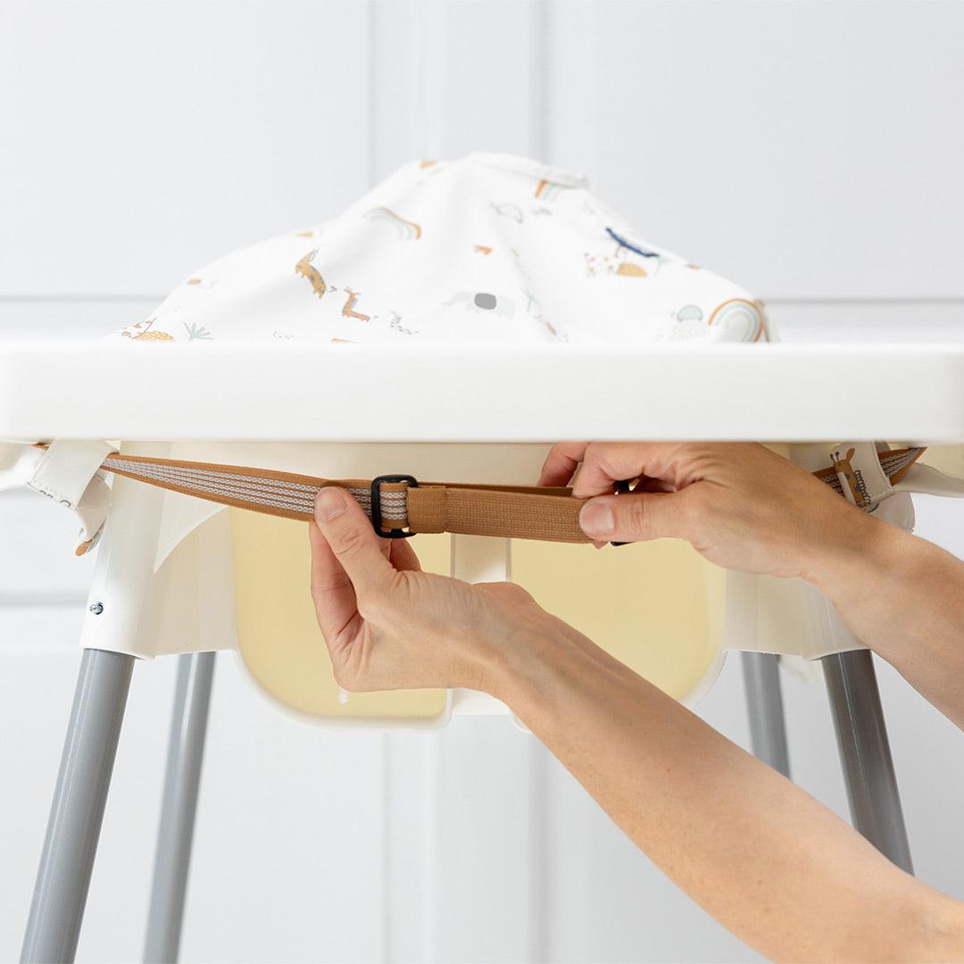  Bibado Long Sleeve Coverall Weaning Bib - Serengeti Spaghetti、mySite、merchandisen