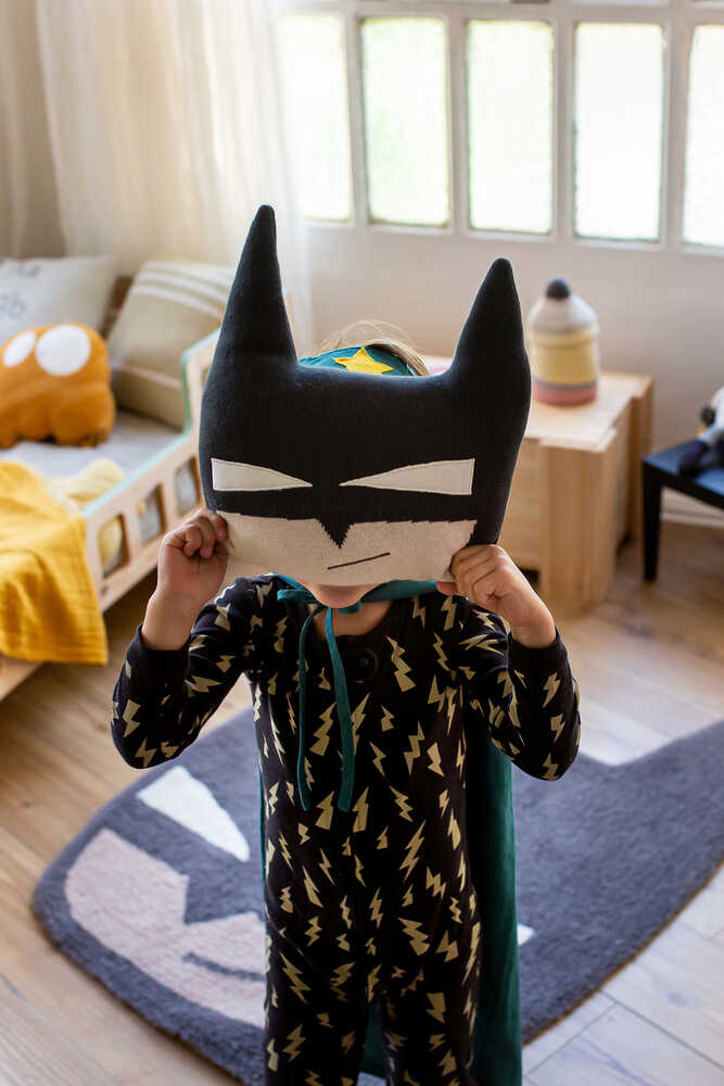 KNITTED CUSHION BATBOY、mySite、gigharbornorthrealestate