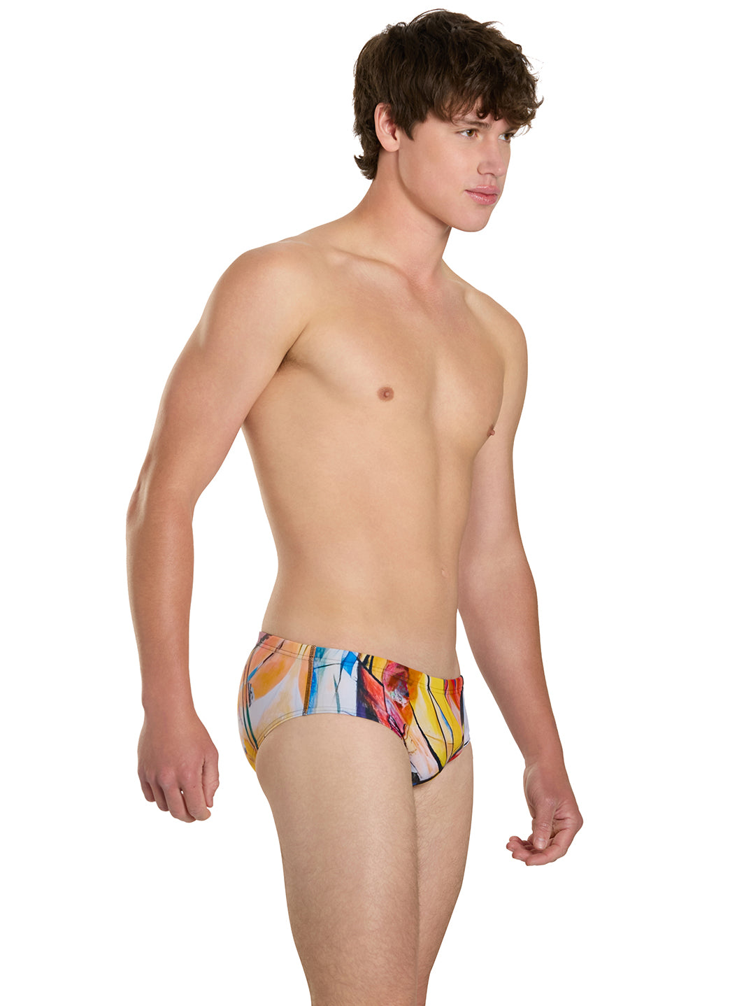 Sporti Abstract Composition Brief Swimsuit (26-40)、mySite、noshort