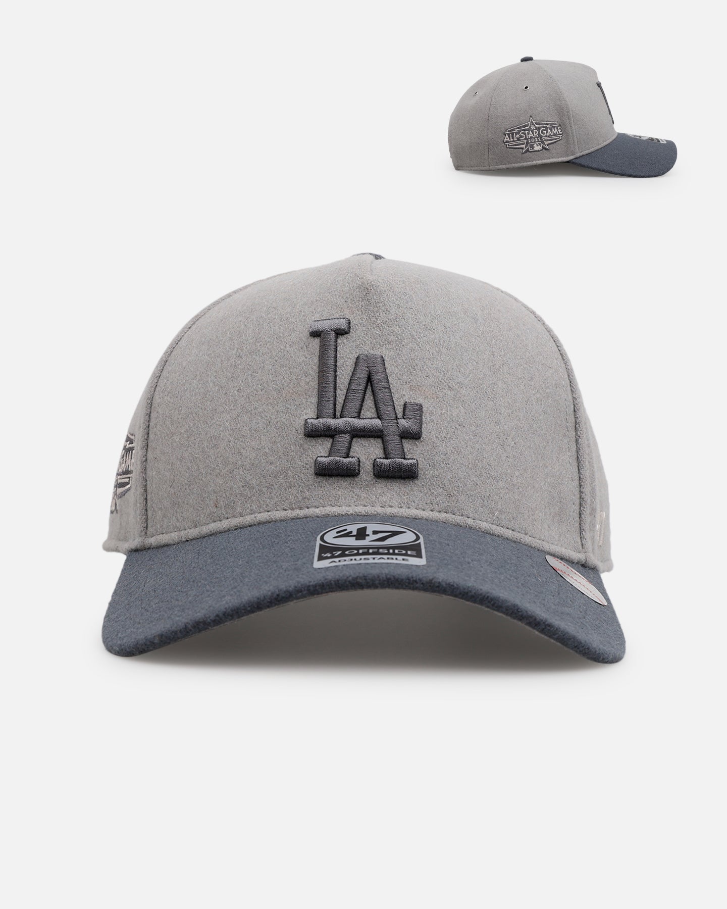 47 Brand Los Angeles Dodgers 'Shades Of Gray' 47 Offside Snapback Cement、mySite、zt4zffjzw