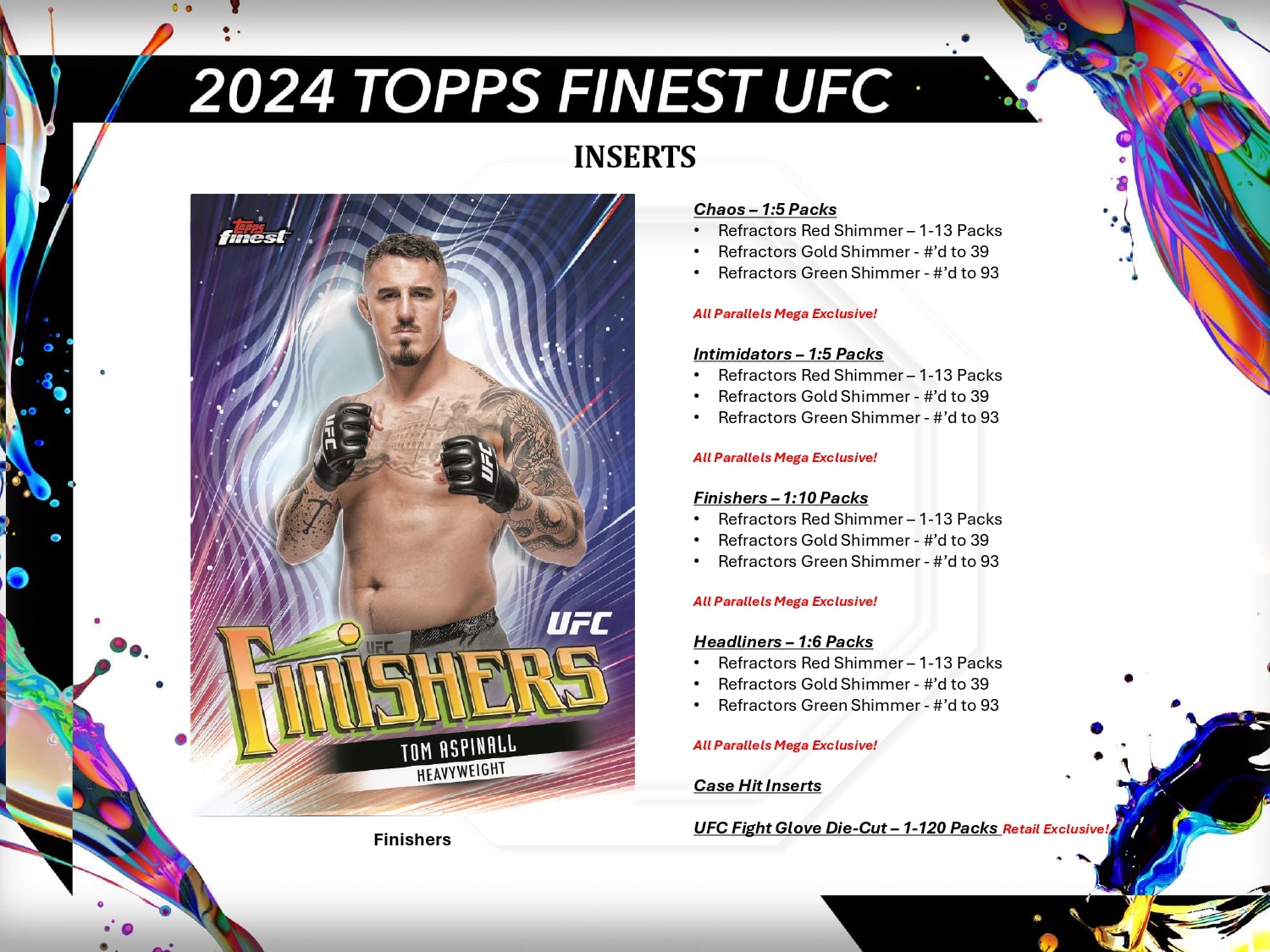 Topps Finest UFC 2024 - Mega Box、mySite、waistdrama