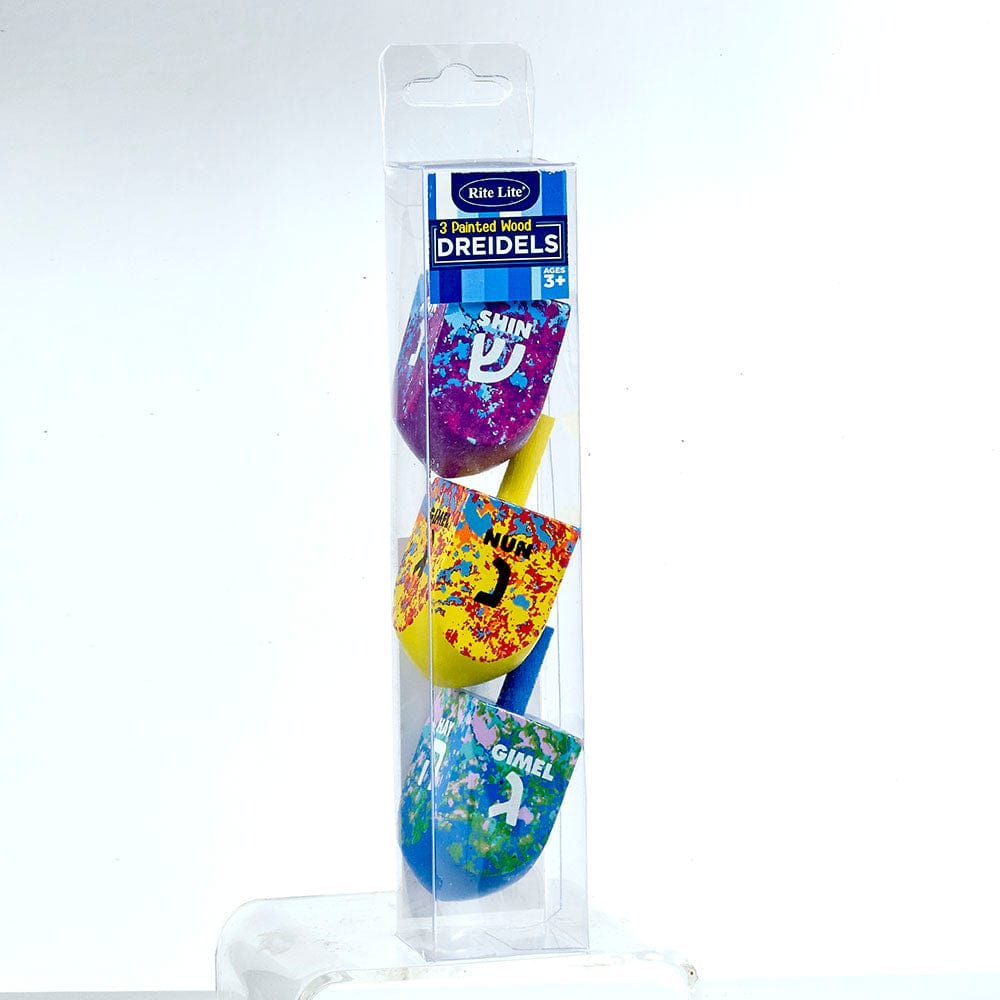 Large Splash Wooden Dreidels、mySite、topwebapps