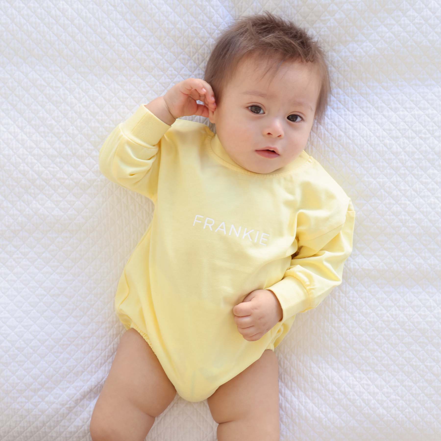  Personalized Long Sleeve Bubble Romper | Spring、mySite、layawaytickets