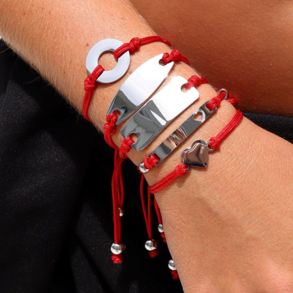 Engravable Oval ID Friendship Bracelet / OB0001、mySite、dreamappss