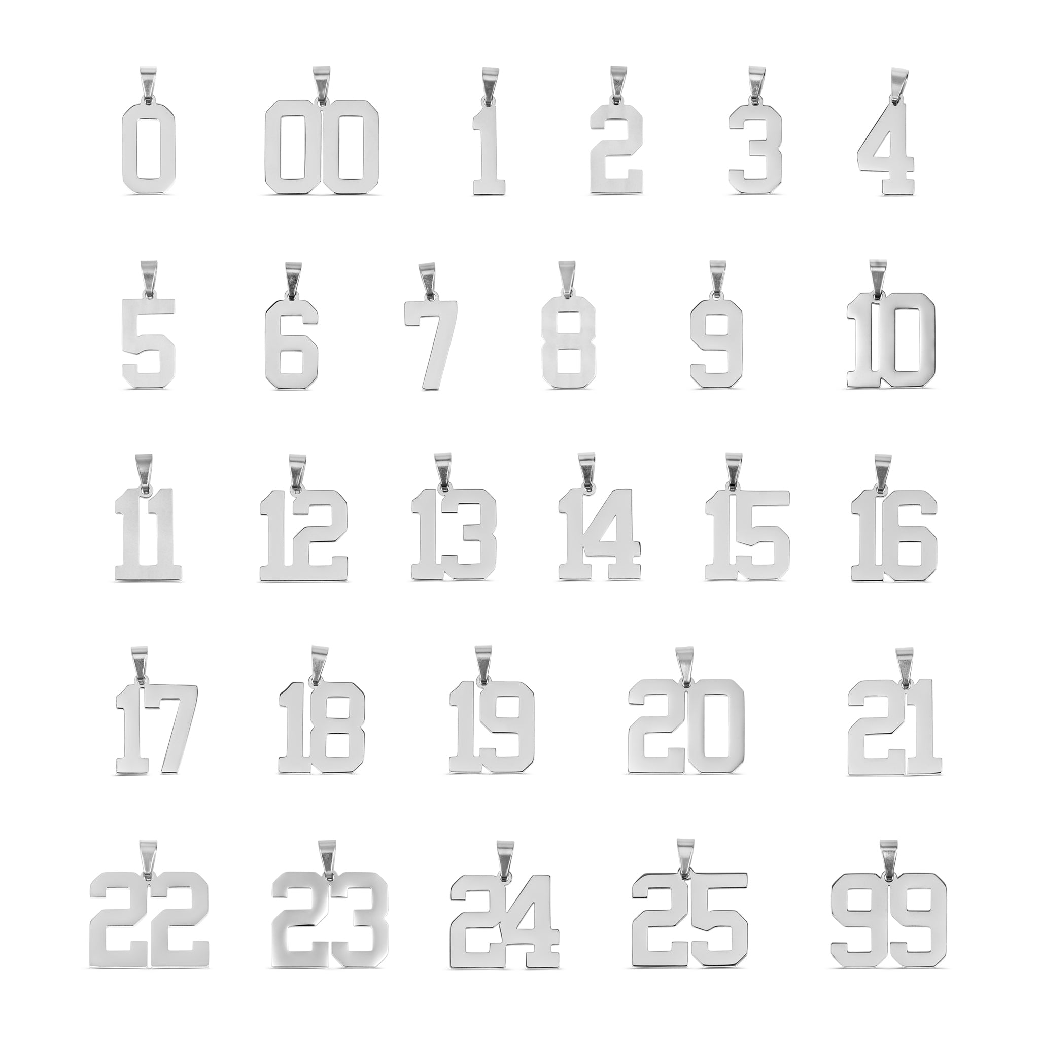 Stainless Steel Sport Number Pendants / PDS0001、mySite、dreamappss