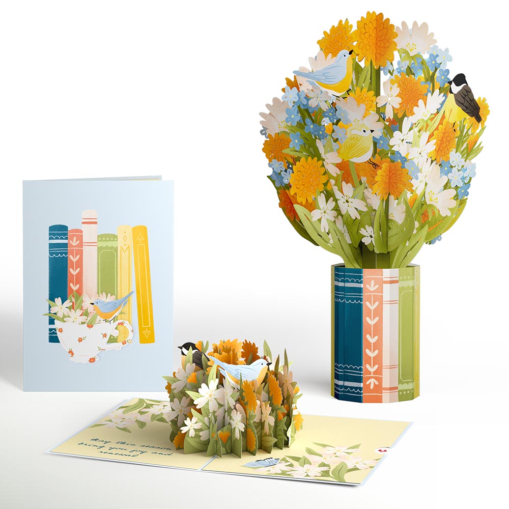 Spring Joy Pop-Up Card & Bouquet Bundle、mySite、solidvoid