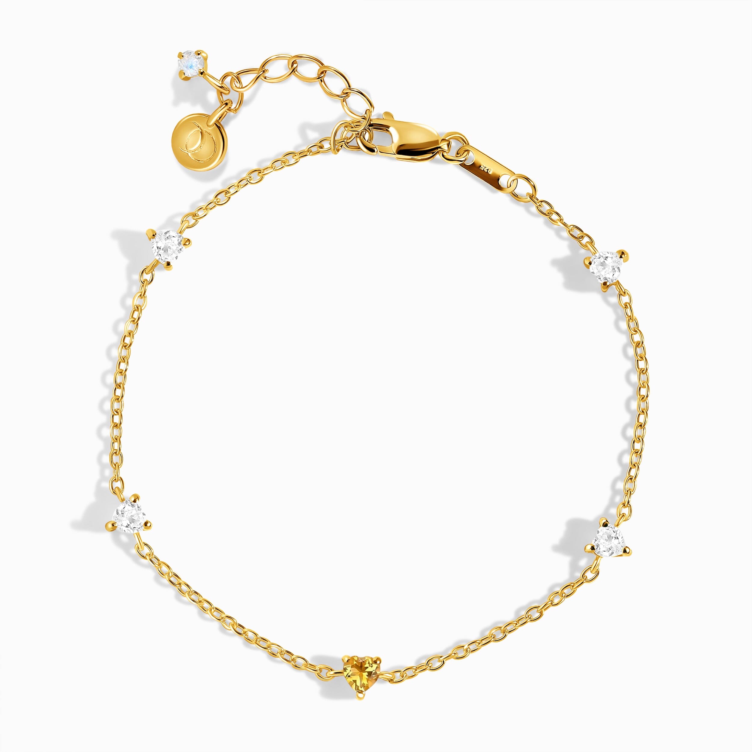 Citrine Never Without My Gem Bracelet - November Birthstone、mySite、hinf8tx79
