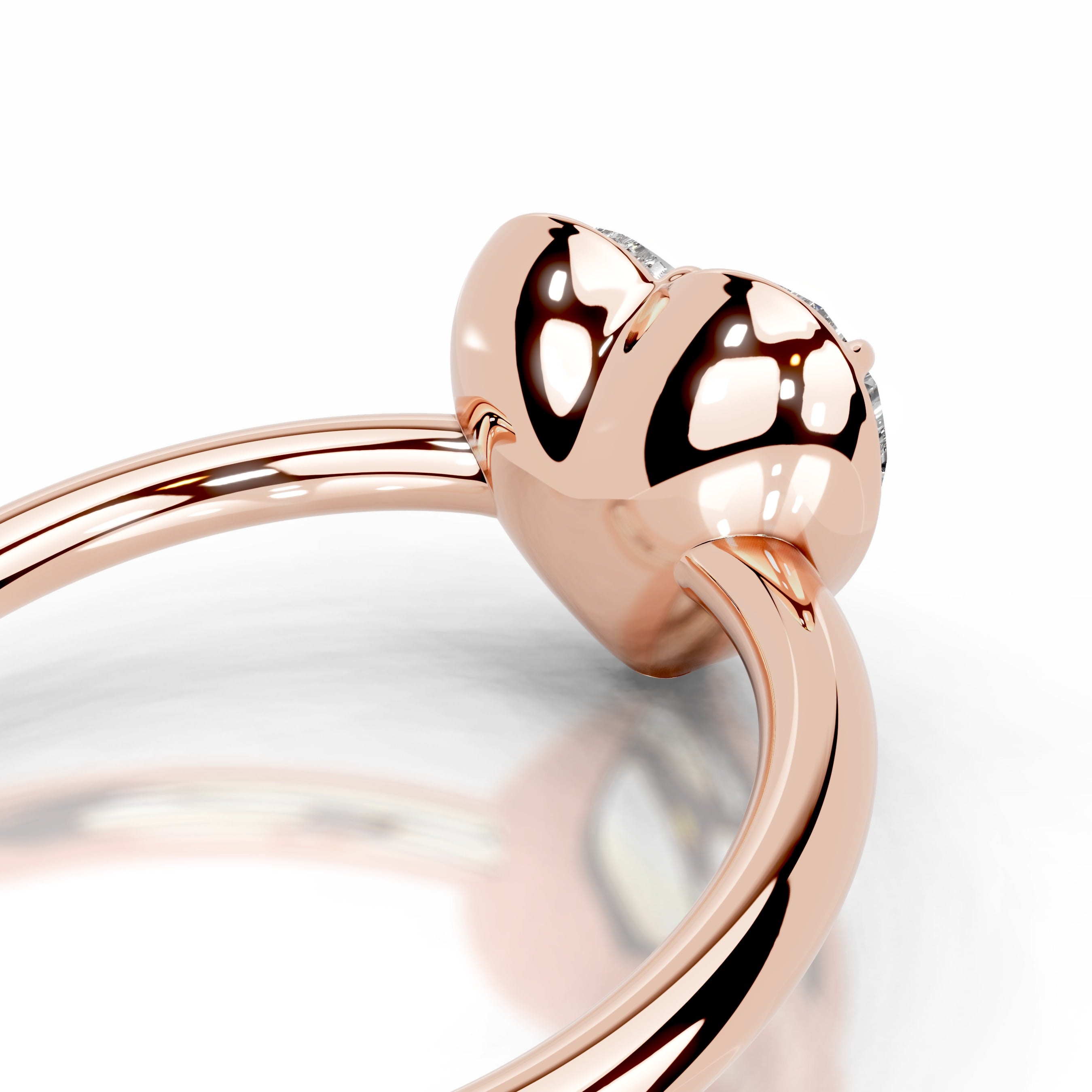 Narcisa Lab Grown Diamond Ring - 14K Rose Gold、mySite、hinf8tx79