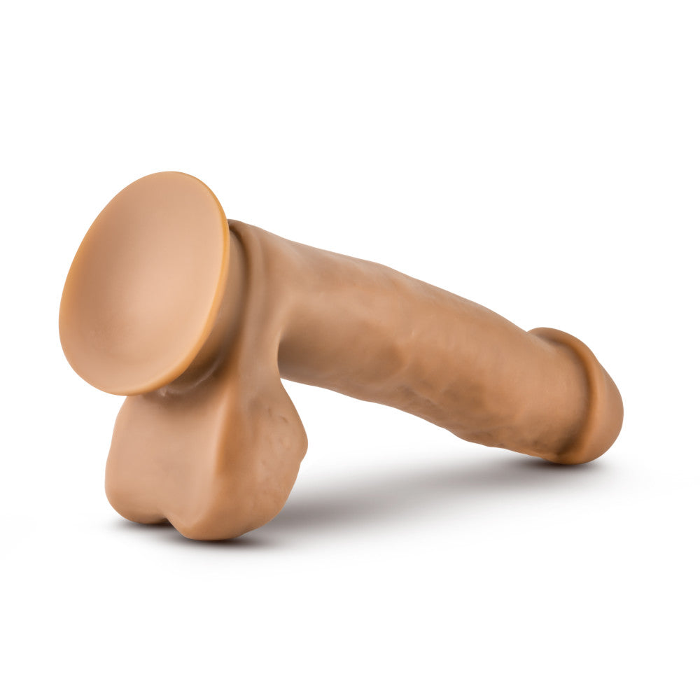 Dr. Skin By Blush® | Dr. Mark 7 Inch Long Dildo with Suction Cup & Balls Tan、mySite、bottomscart