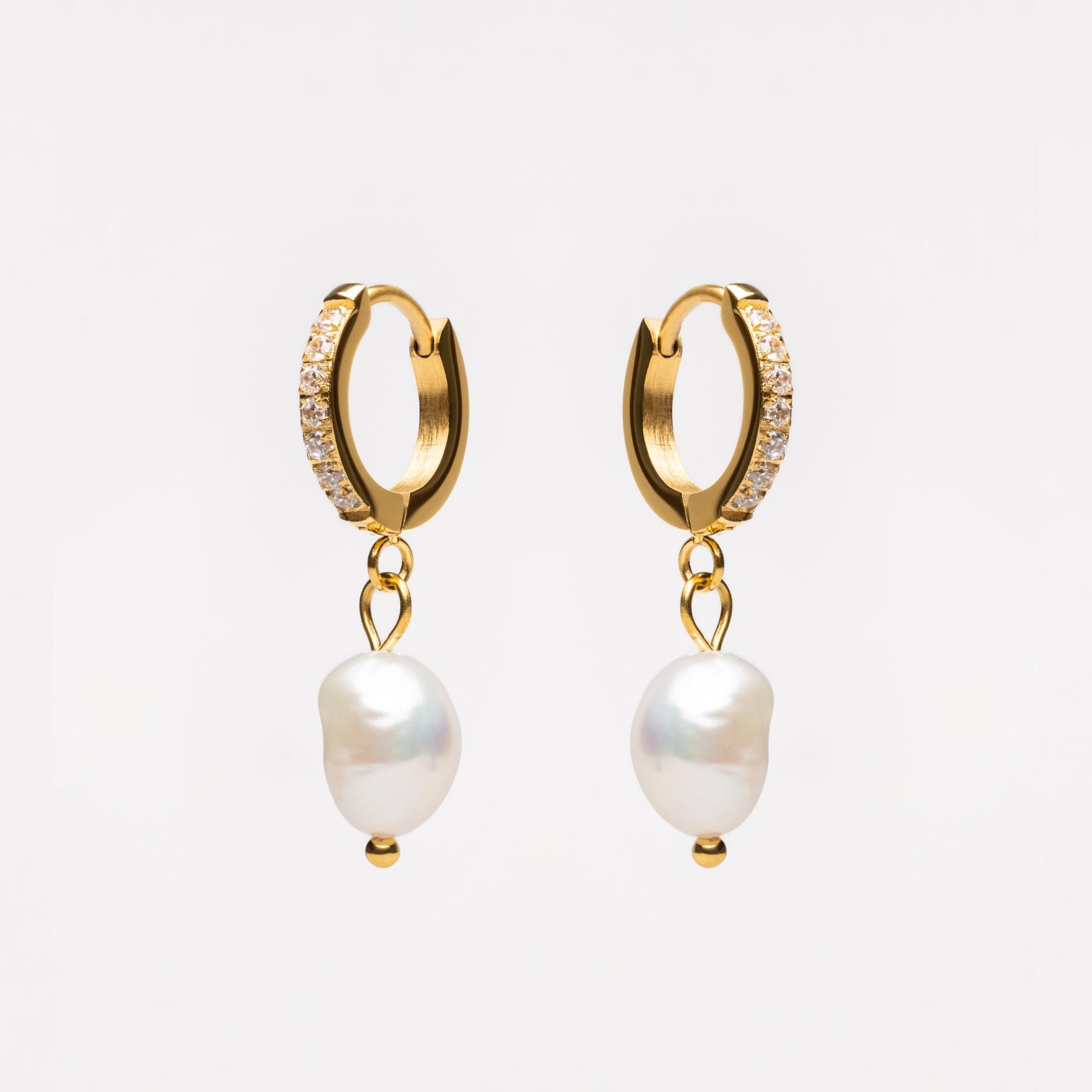 Freshwater Pearl Hoop Earrings、mySite、hinf8tx79