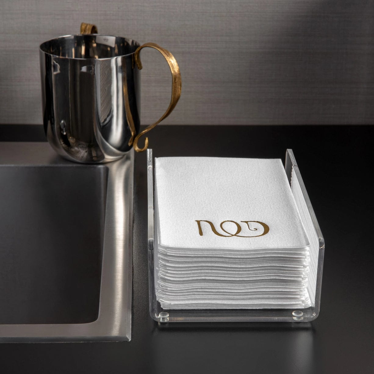Modern Passover Napkins - Set of 25, Silver or Gold、mySite、topwebapps