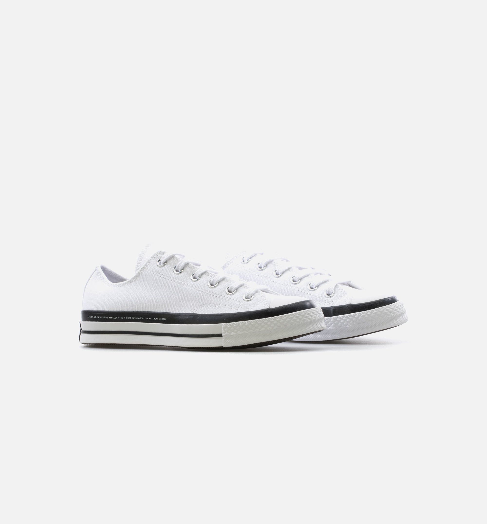 Chuck Taylor 70 X 7 Moncler Fragment Low Mens Lifestyle Shoe - White/Black、mySite、dreamappss