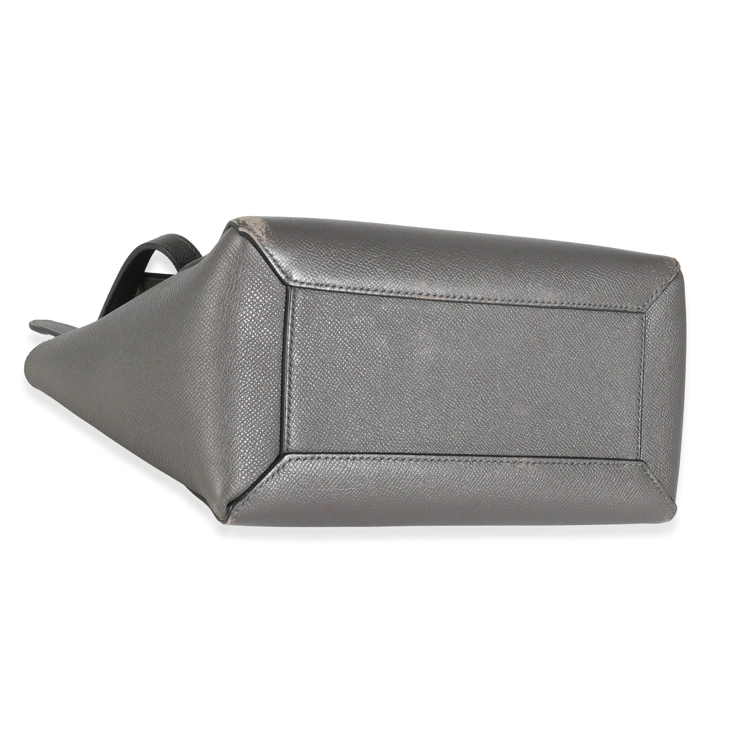 Grey Grained Calfskin Micro Belt Bag、mySite、garagedoors4me