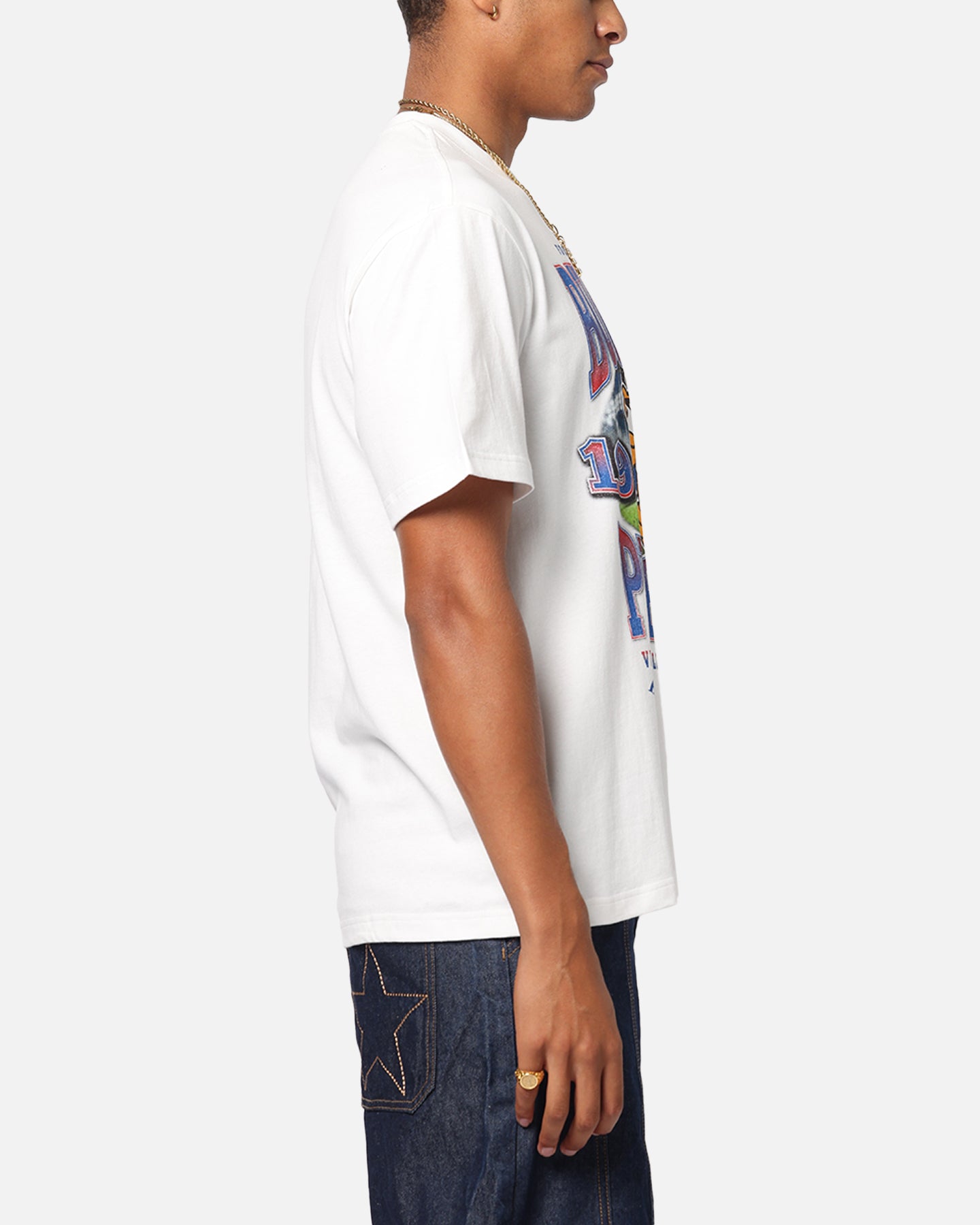 Mitchell & Ness Western Bulldogs Mascot T-Shirt Vintage White、mySite、zt4zffjzw