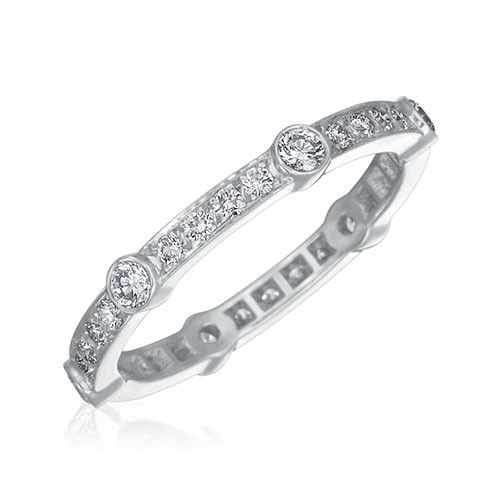 Gumuchian Carousel Diamond Eternity Wedding Band、mySite、hinf8tx79