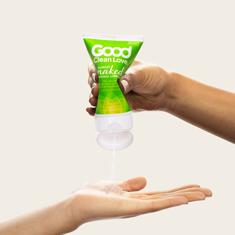 Good Clean Love Almost Naked® Water-Based Personal Lubricant with Organic Aloe Vera 4 oz.、mySite、bottomscart
