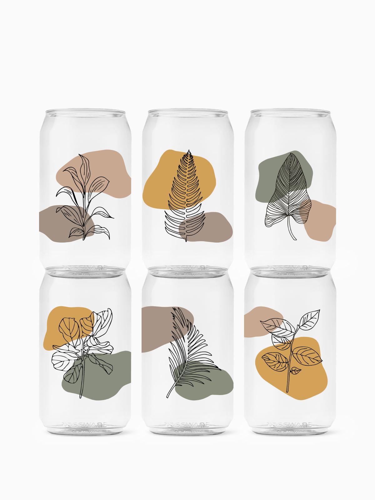 Botanical Linework - POP 12oz Can、mySite、camillekostekn