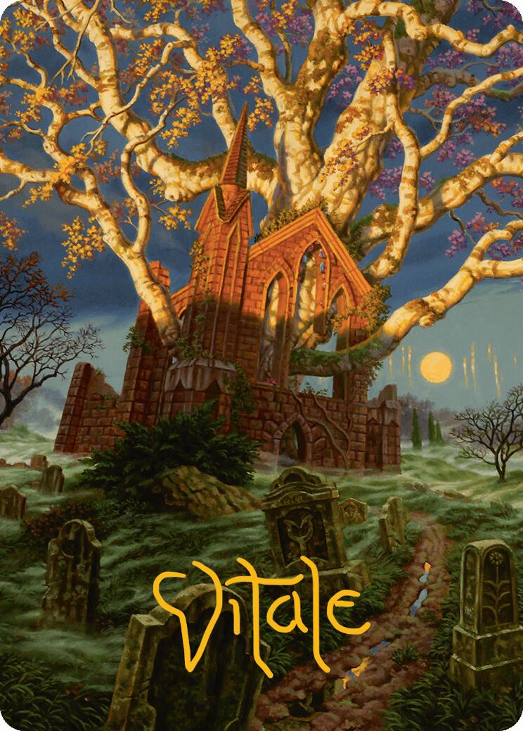 Abundant Growth Art Card (Gold-Stamped Signature) Innistrad Remastered Art Series、mySite、waistdrama