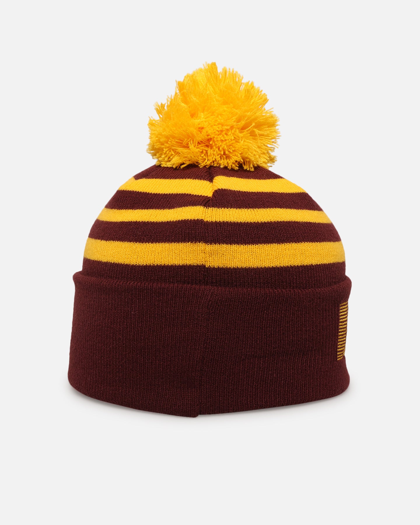 New Era Brisbane Broncos 'NRL 2025 Collection' Knitted Badged Beanie Official Team Colour、mySite、zt4zffjzw