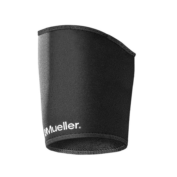 Mueller Sport Care Thigh Sleeve Black、mySite、noshort