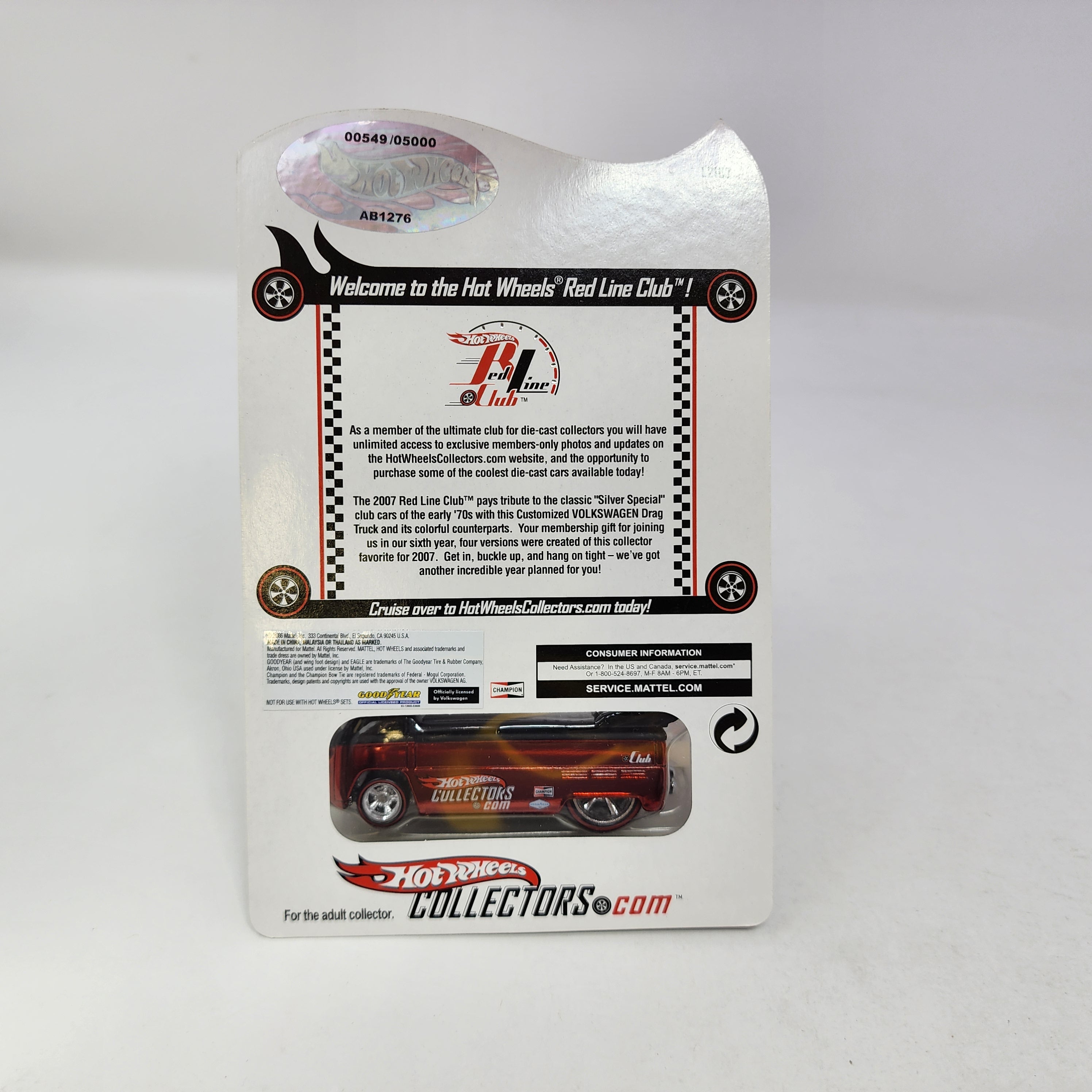 Customized Volkswagen Drag Truck * Hot Wheels Red Line Club RLC Exclusive、mySite、hgirdovlk