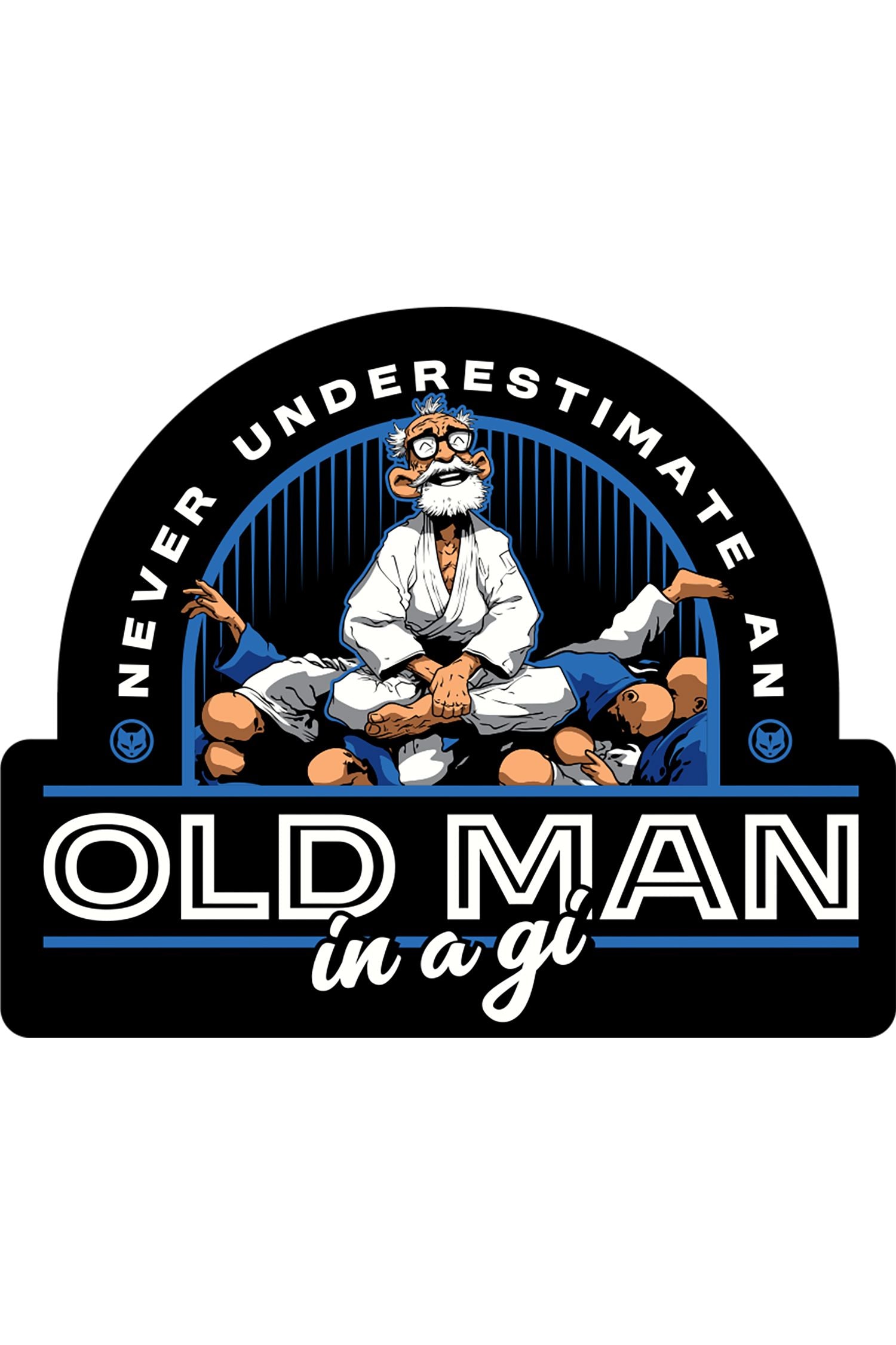 Sticker - Old Man in a Gi、mySite、gigharbornorthrealestate