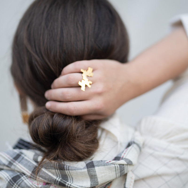 Brass Ikuri Ring | Women、mySite、camillekostekn