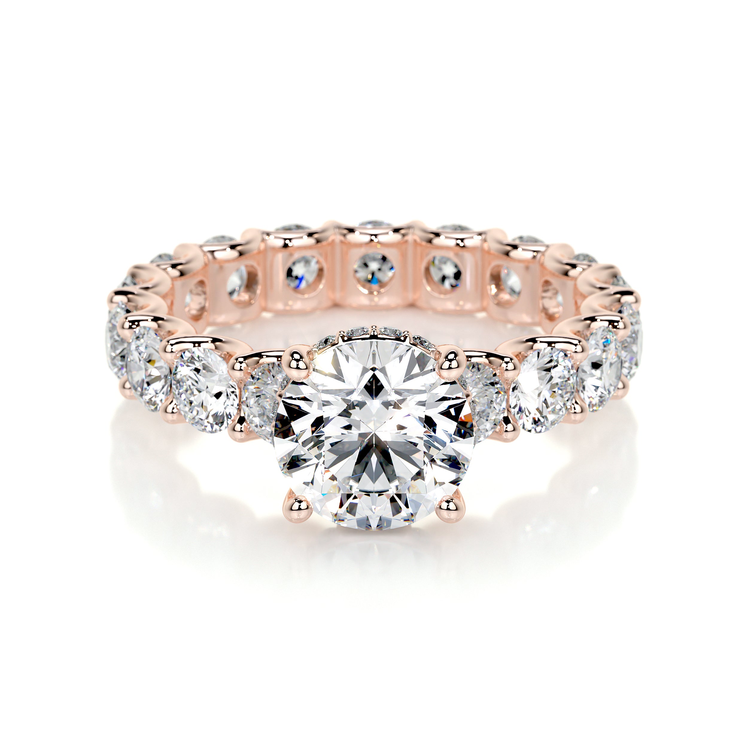 Lola Lab Grown Diamond Ring -14K Rose Gold、mySite、hinf8tx79