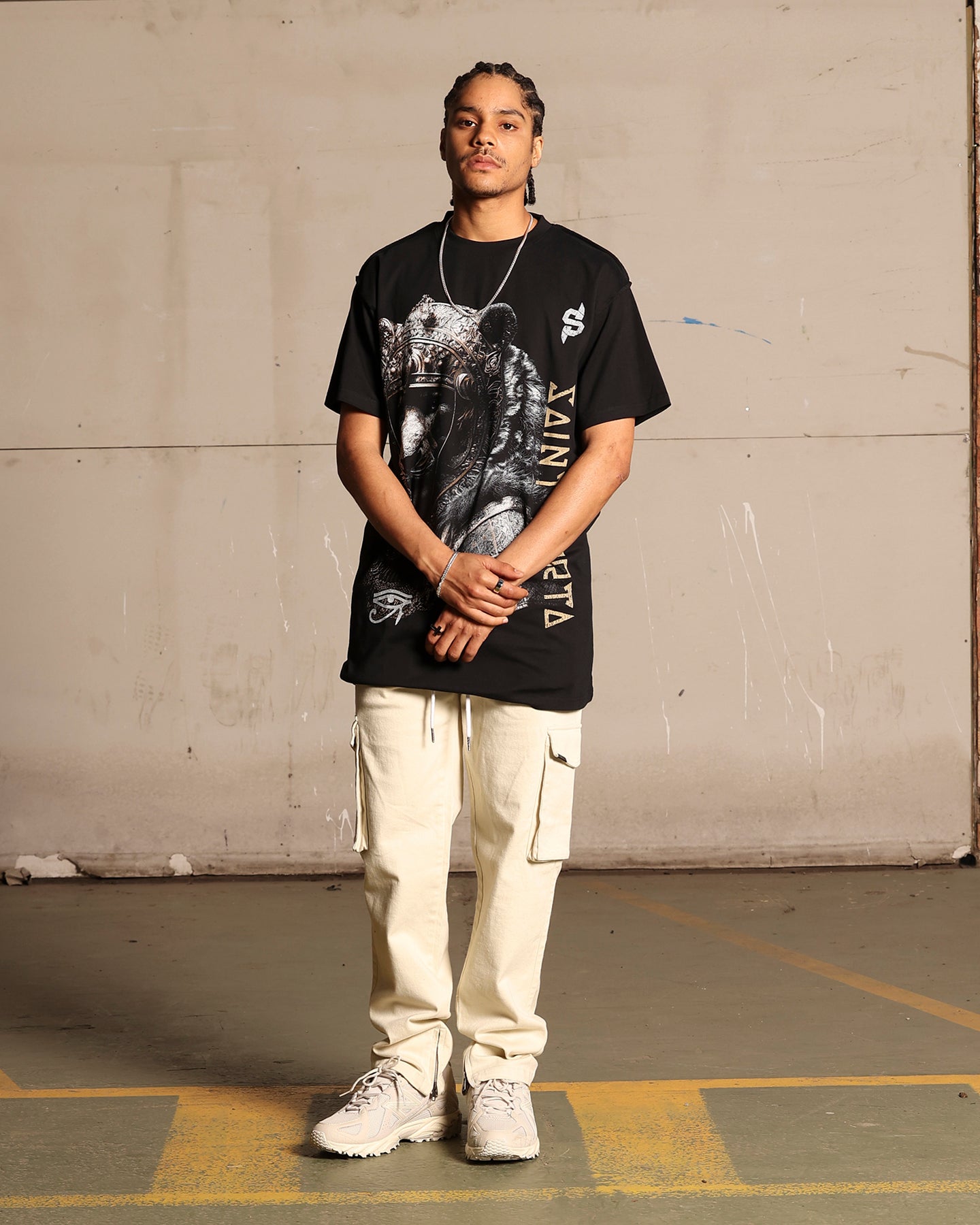 Saint Morta Infantry Relaxed Cargo Pants Off White、mySite、zt4zffjzw