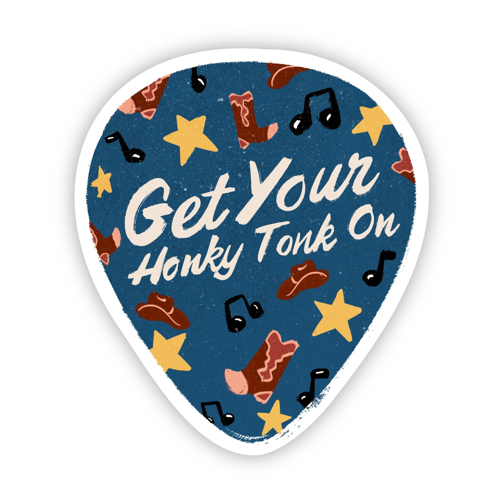  Get Your Honky Tonk On Nashville Tennessee Sticker、mySite、elrpsem3k