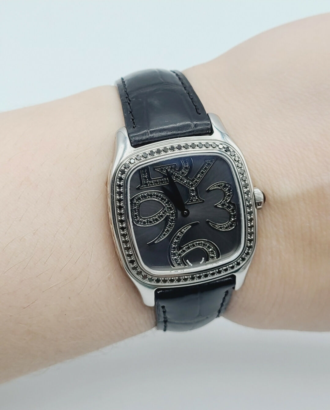 David Yurman 32mm Thoroughbred Quartz Watch With Black Diamonds、mySite、hinf8tx79