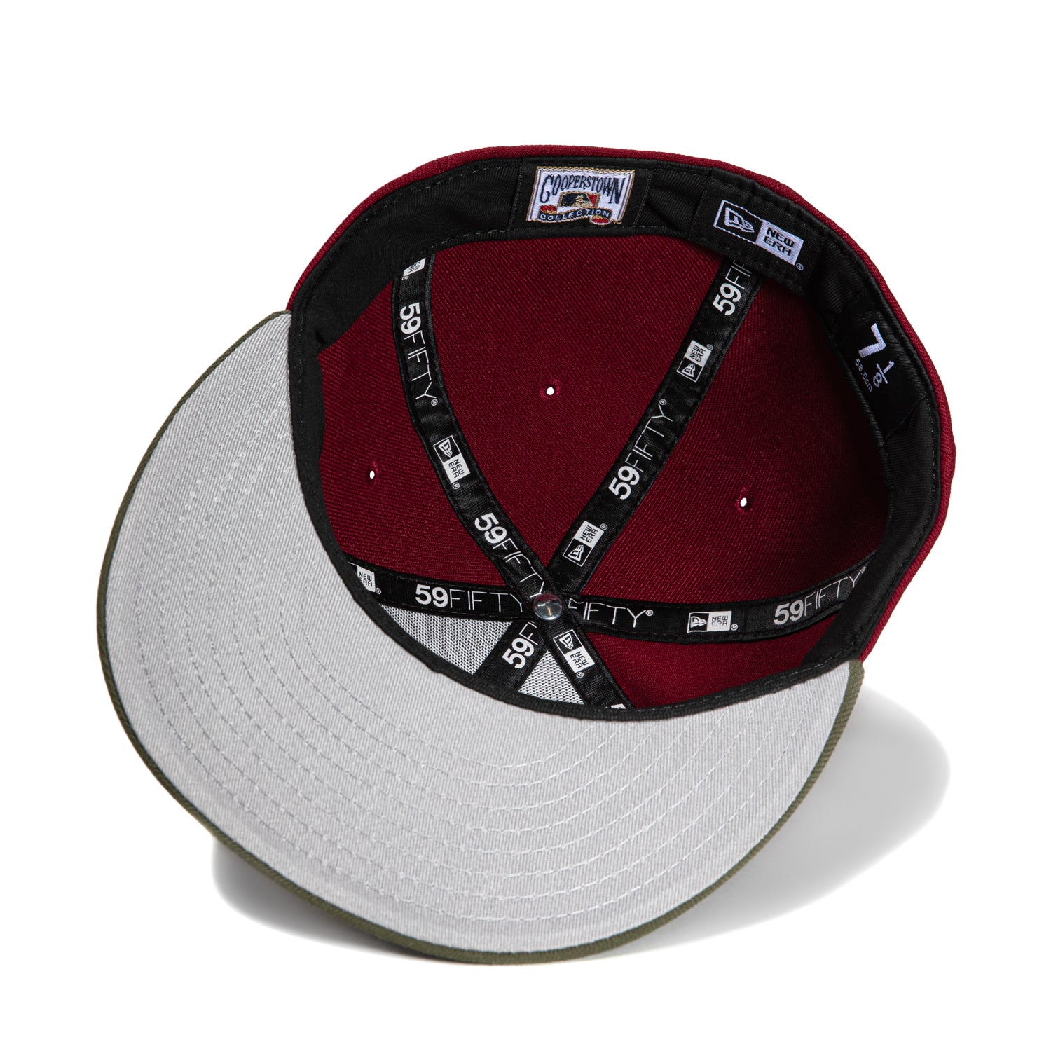 New Era 59Fifty Los Angeles Dodgers Sharon Hat - Cardinal, Olive、mySite、vikingsvslions