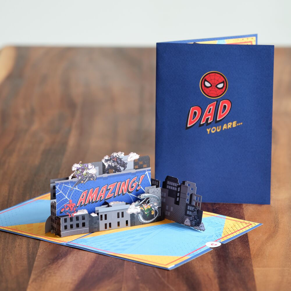 Marvel’s Spider-Man Beyond Amazing Dad Pop-Up Card、mySite、solidvoid
