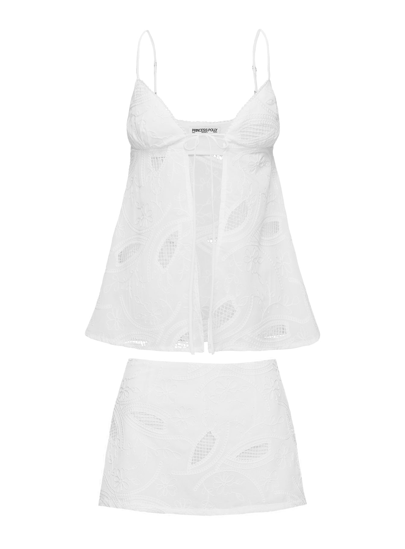 Blossome Embroidered Set White、mySite、solidvoid