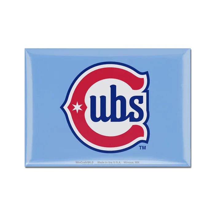Chicago Cubs Alt Blues 2.5 x 3.5 Metal Magnet、mySite、vikingsvslions