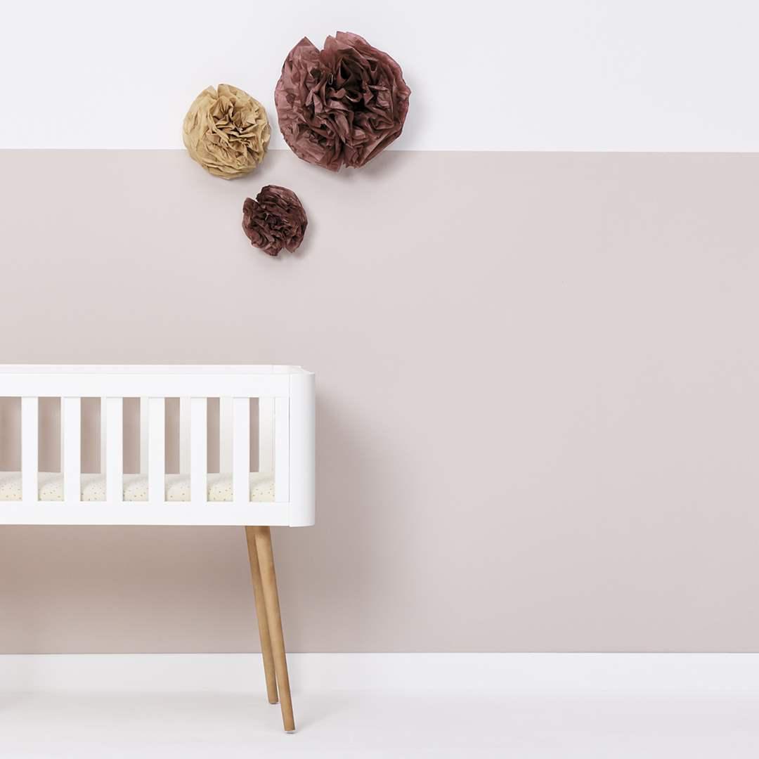  The Little Green Sheep Organic Crib Fitted Sheet - Linen Rice、mySite、merchandisen