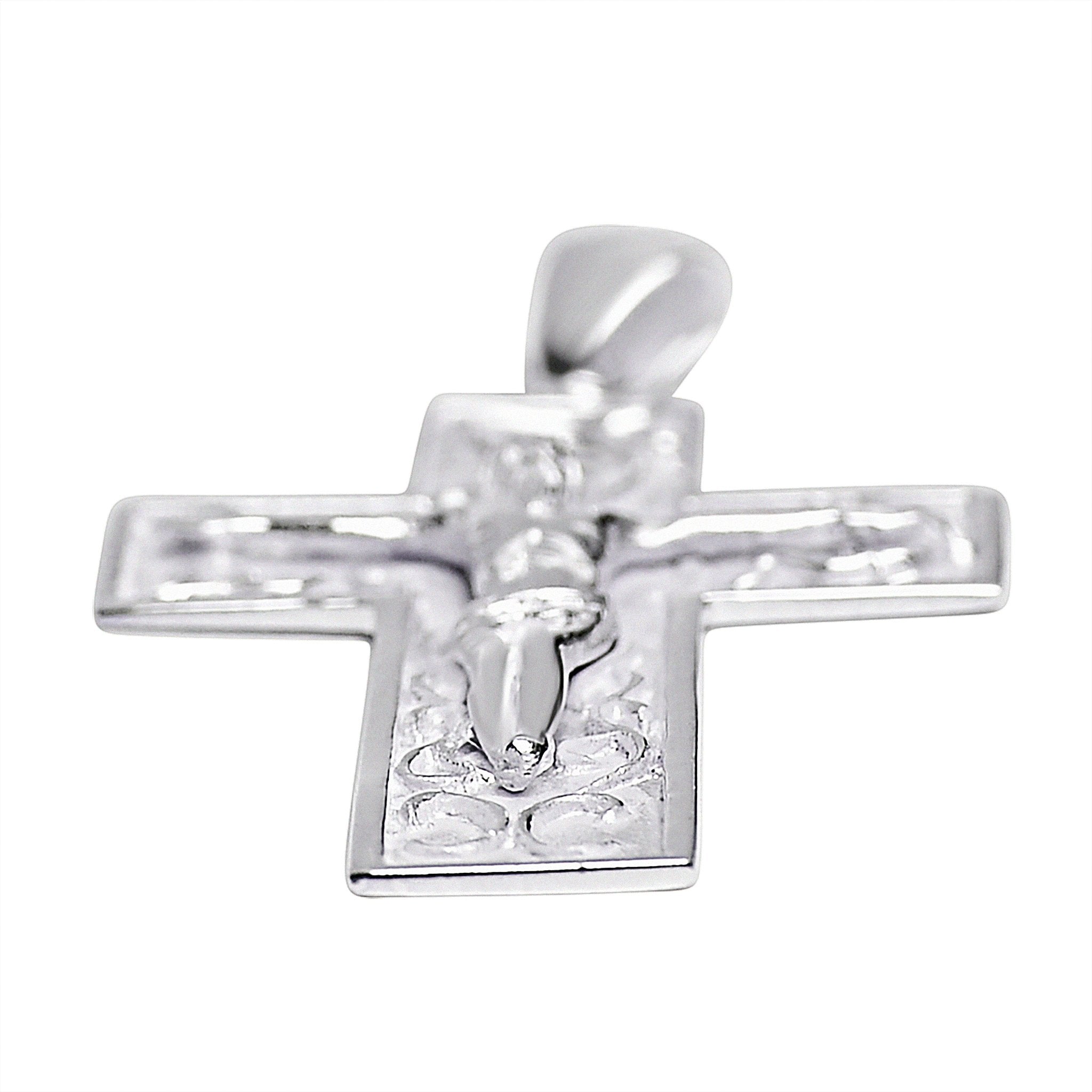 Sterling Silver Filigree Crucifix Cross Pendant / SSP0077、mySite、dreamappss