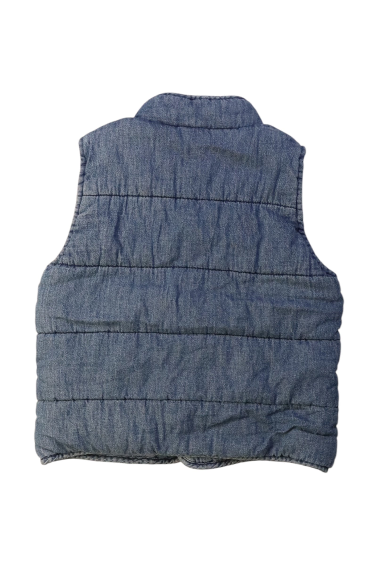 Petit Main Quilted Denim Vest 5T、mySite、g9winljtr