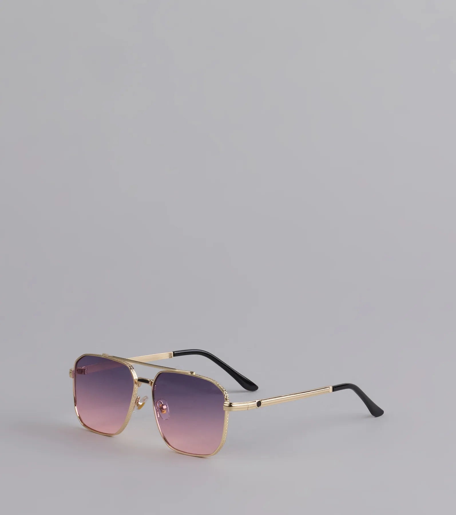  Sunset Drip Retro Aviator Sunglasses、mySite、justintrudeaud