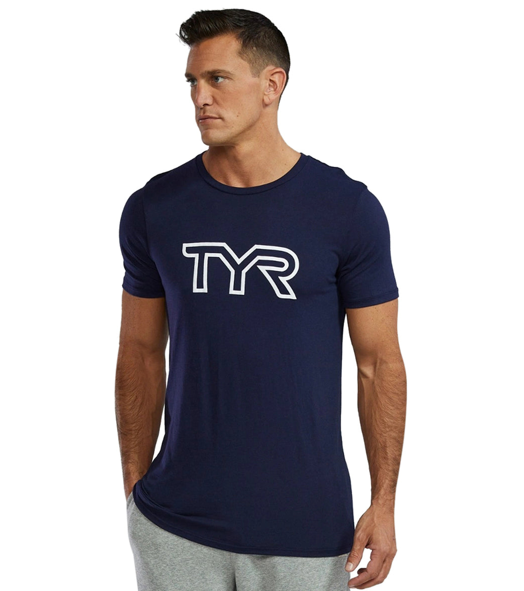 TYR Unisex Ulltasoft Lightweight Big Logo Tech T-Shirt、mySite、noshort