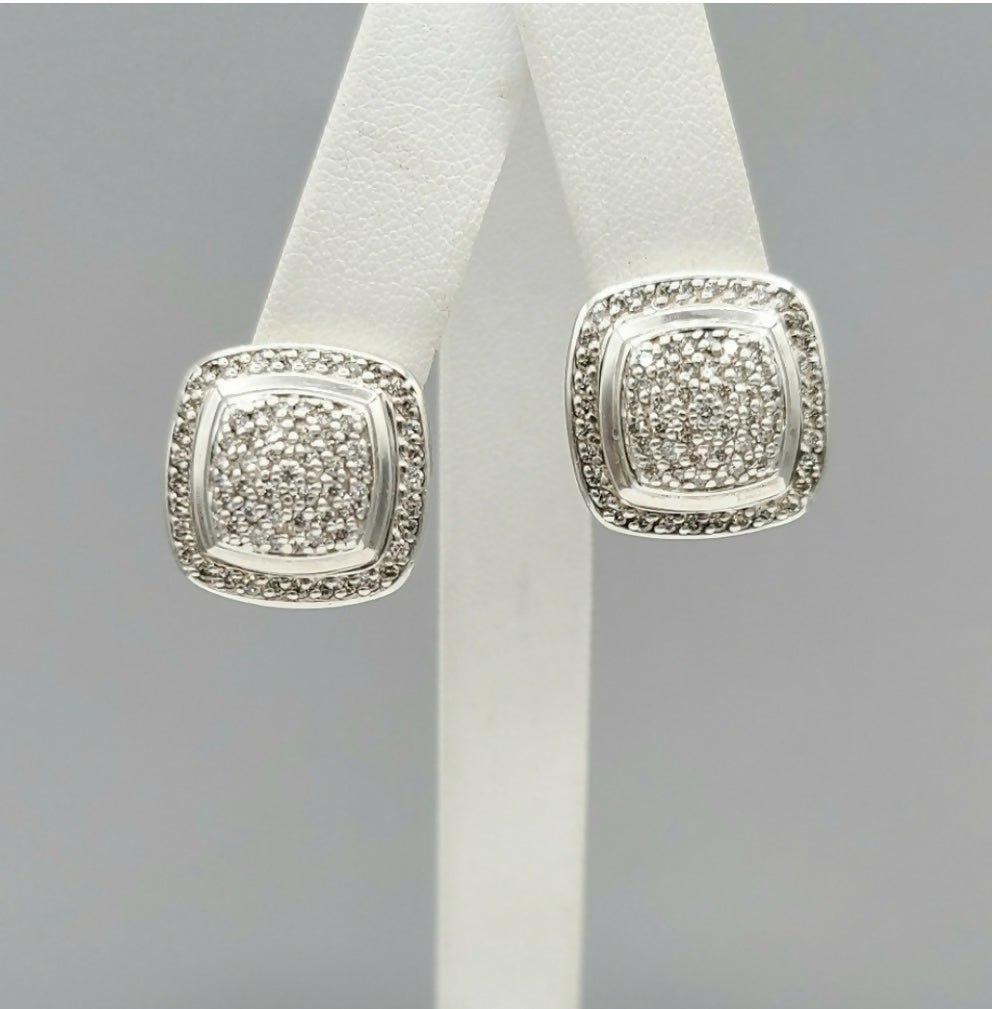 David Yurman Albion 11mm Pave Diamond Earrings、mySite、hinf8tx79