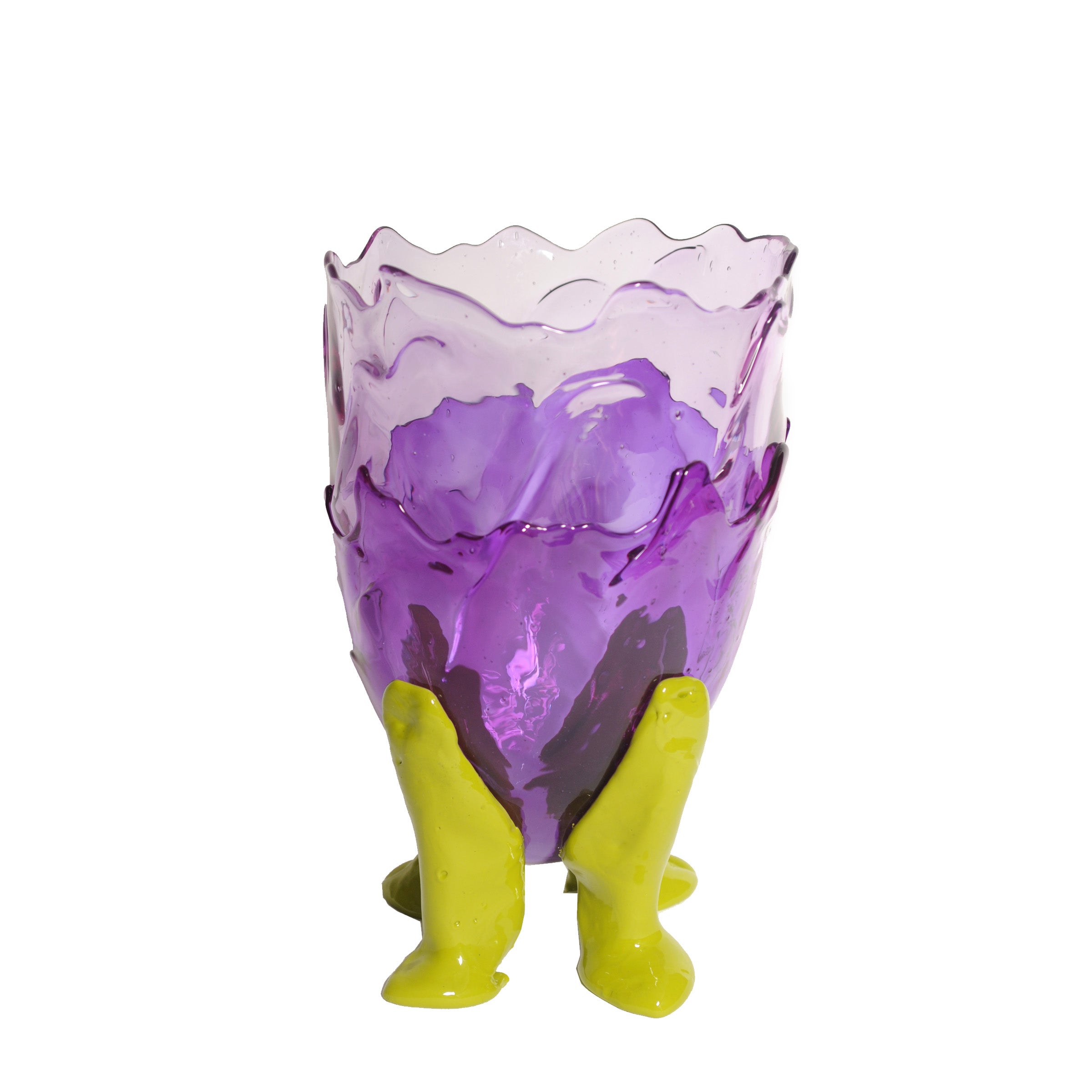 Resin Vase CLEAR EXTRACOLOUR Purple by Gaetano Pesce for Fish Design、mySite、neckold
