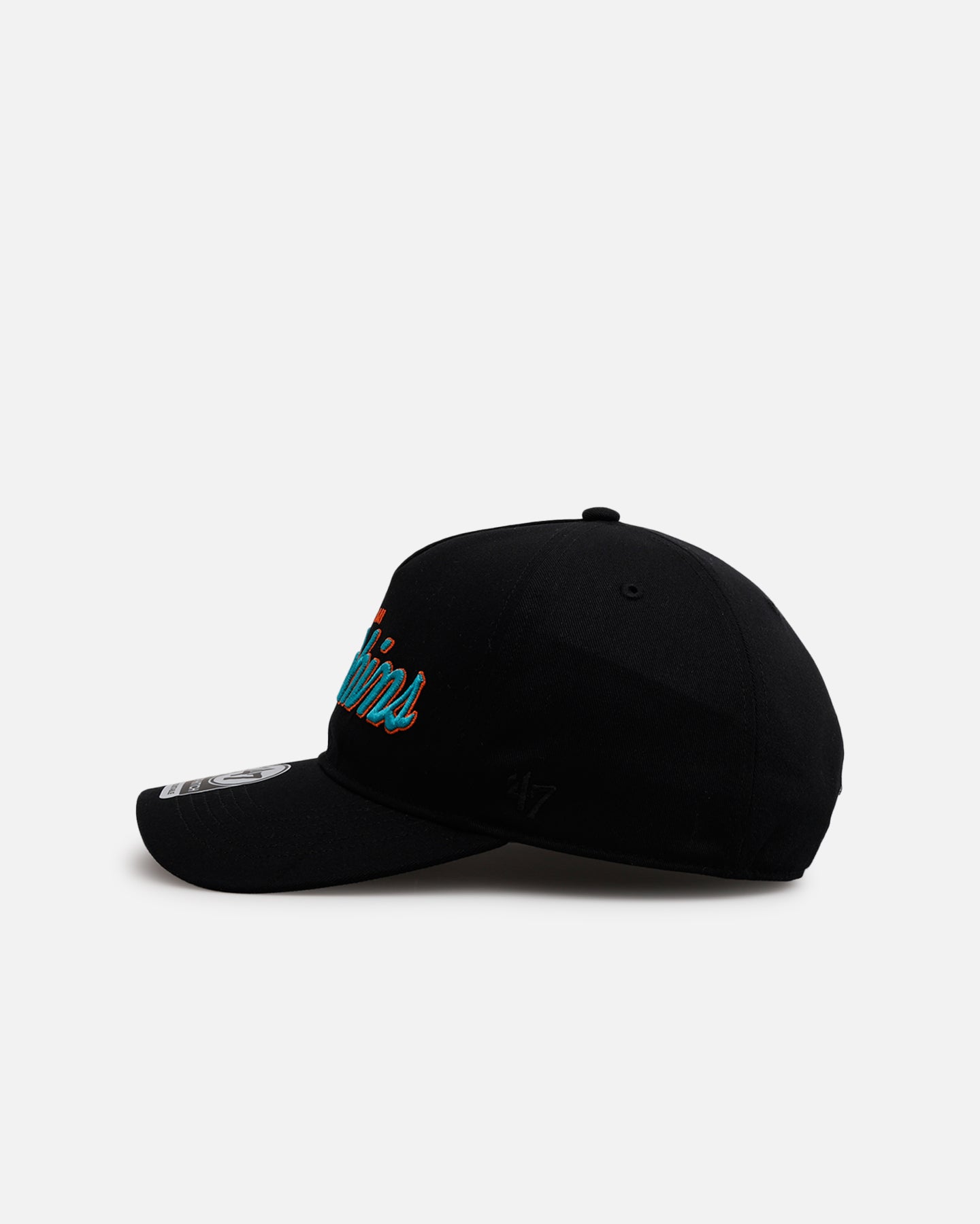 47 Brand Miami Dolphins 'Black Dome Script' 47 Hitch Snapback Black、mySite、zt4zffjzw