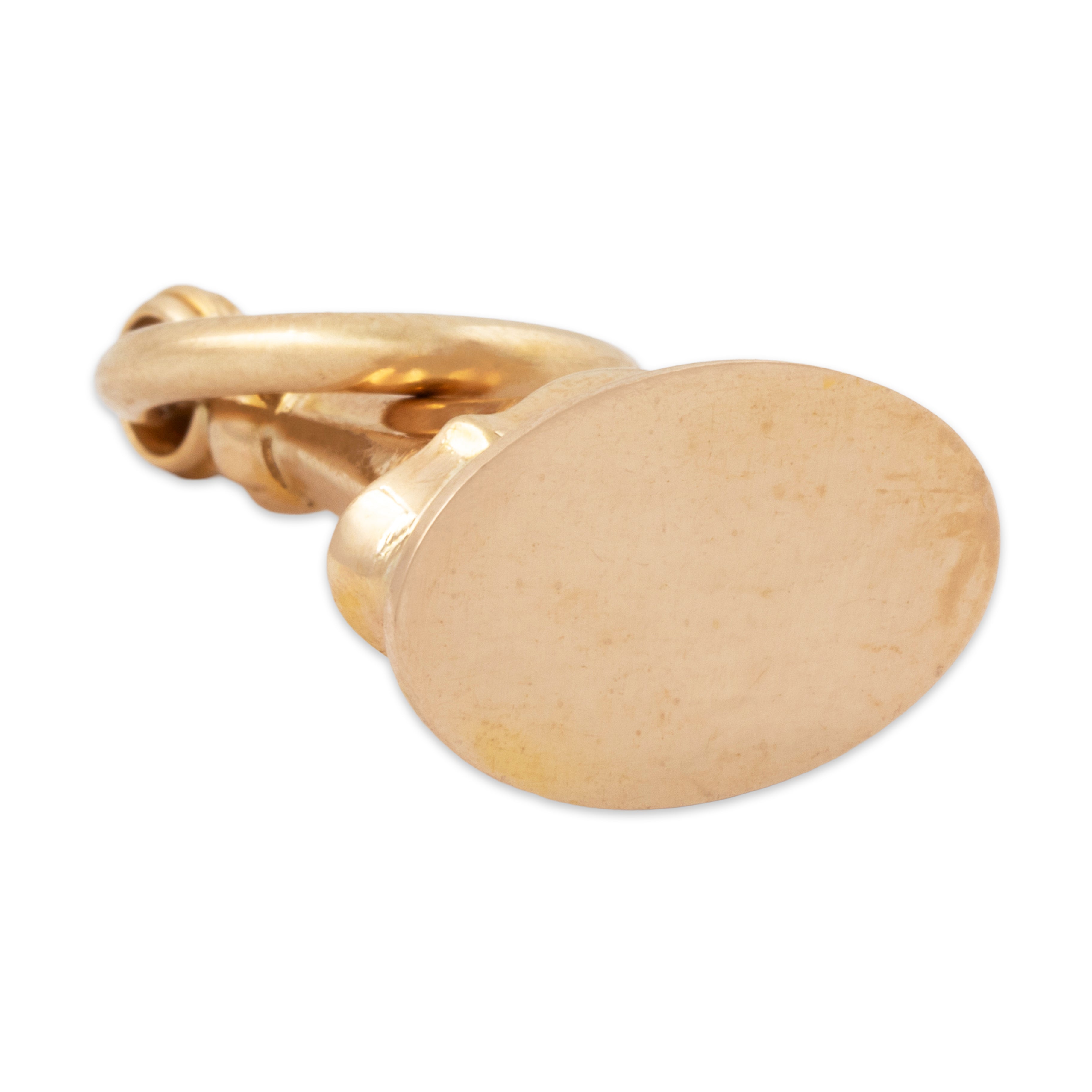 Antique Large Edwardian 10k Yellow Gold Sophisticated Watch Fob Pendant、mySite、hinf8tx79