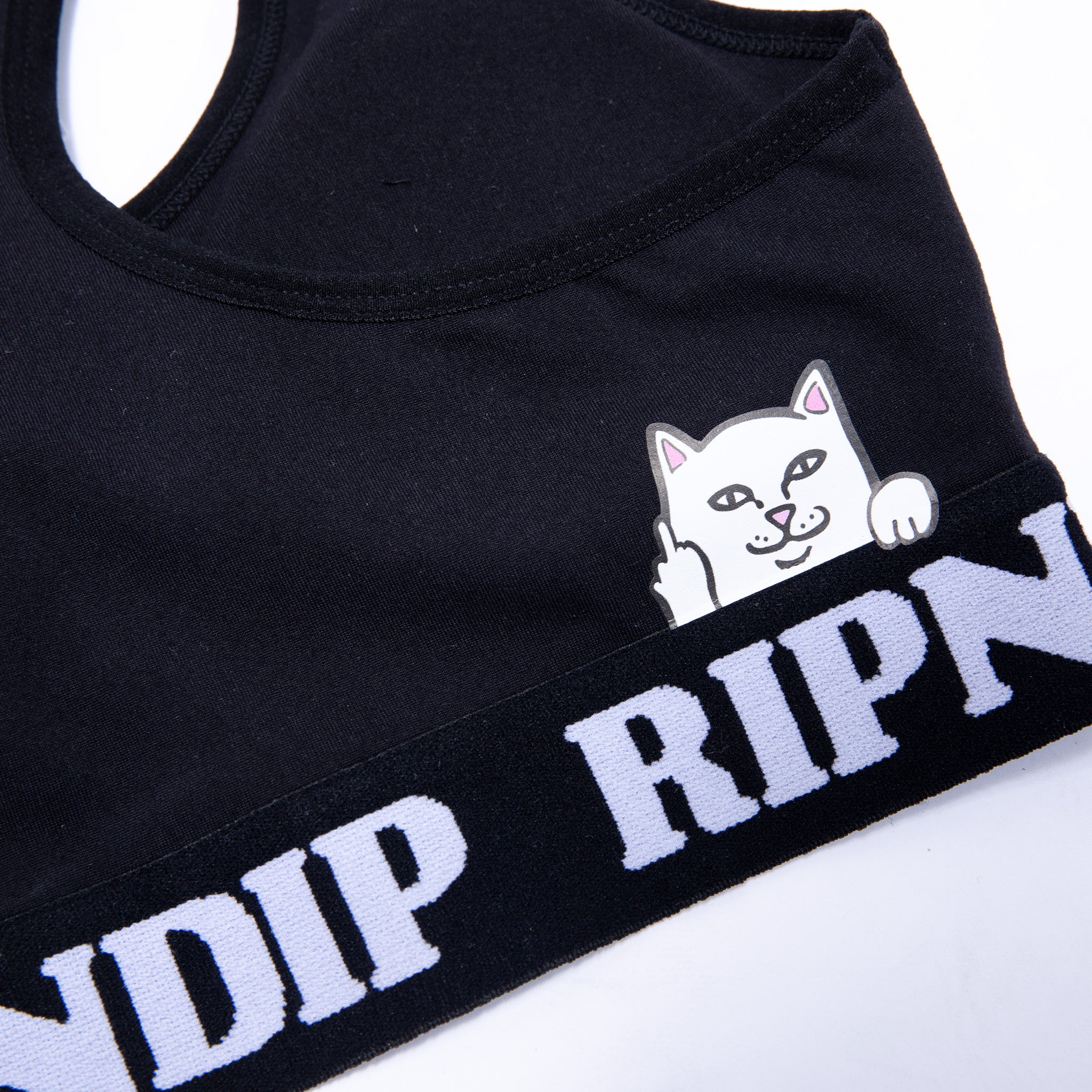  Peeking Nermal Sports Bra (Black)、mySite、merchandisen