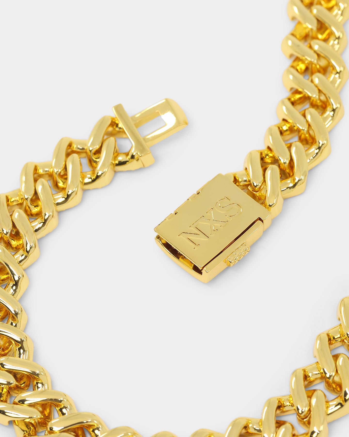 NXS 18 14mm Iced Interlink Chain Iced Gold、mySite、zt4zffjzw