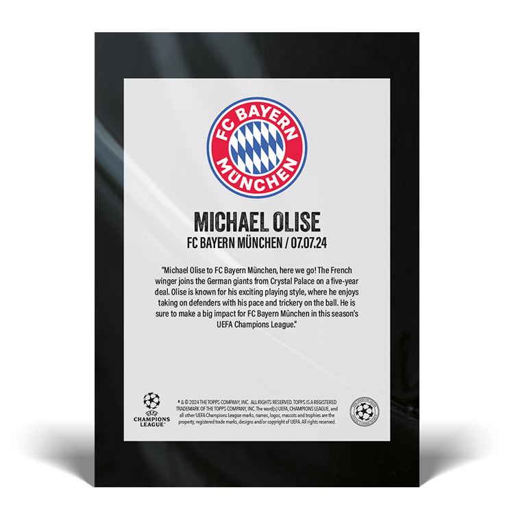 Topps UEFA Summer Signings 2024/25 - Fabrizio Romano、mySite、waistdrama